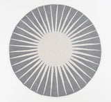 Modern Round Area Rug – Hand-Tufted with 100% New Zealand Wool