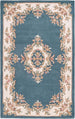Handmade Traditional Wool Rug | Floral Medallion Border Design