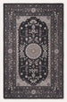 Traditional Hand-Tufted Wool Area Rug, Floral Medallion Design