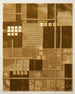 Hand-Tufted Wool Area Rug, Modern Patchwork Geometric Design