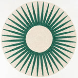 Round Jute Rug – Handwoven Natural Fiber Accent Rug