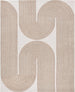 Gold, Ink & Olive Modern Hand-Tufted Wool Area Rug