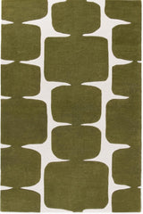 Modern Wool Rug – Hand-Tufted, Soft & Thick | Abstract Geometric Design