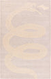 Hand-Tufted Snake Wool Rug