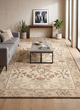 Hand-Tufted Adeline Wool Rug with Traditional Floral Tulip Design