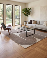 Gold, Ink & Olive Modern Hand-Tufted Wool Area Rug