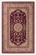 Traditional Hand-Tufted Wool Area Rug, Floral Medallion Design