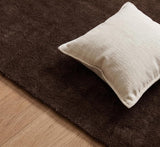 Solid Hand Tufted Wool Area Rug, Soft Plush Carpet