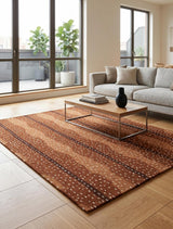Antelope Cheetah – Contemporary Handmade 100% Wool Area Rug