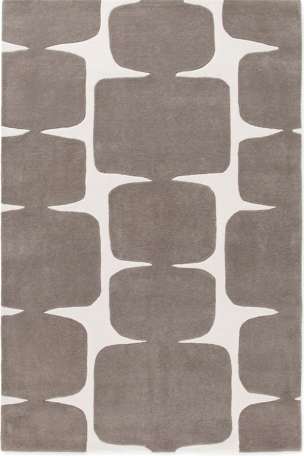 Modern Wool Rug – Hand-Tufted, Soft & Thick | Abstract Geometric Design
