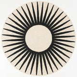 Round Jute Rug – Handwoven Natural Fiber Accent Rug