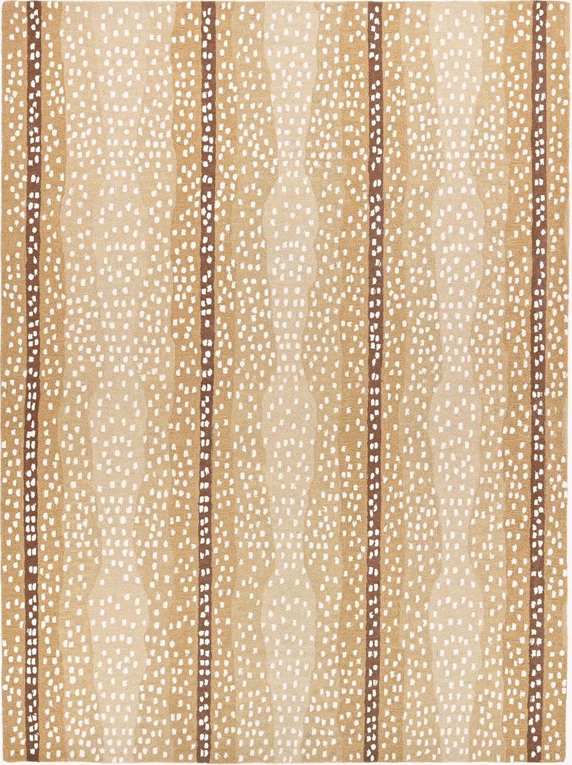 Antelope Cheetah Blue – Contemporary Handmade 100% Wool Area Rug