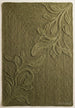 Handwoven Jute Rug with Textured Floral Border Design, Natural Fiber Rug