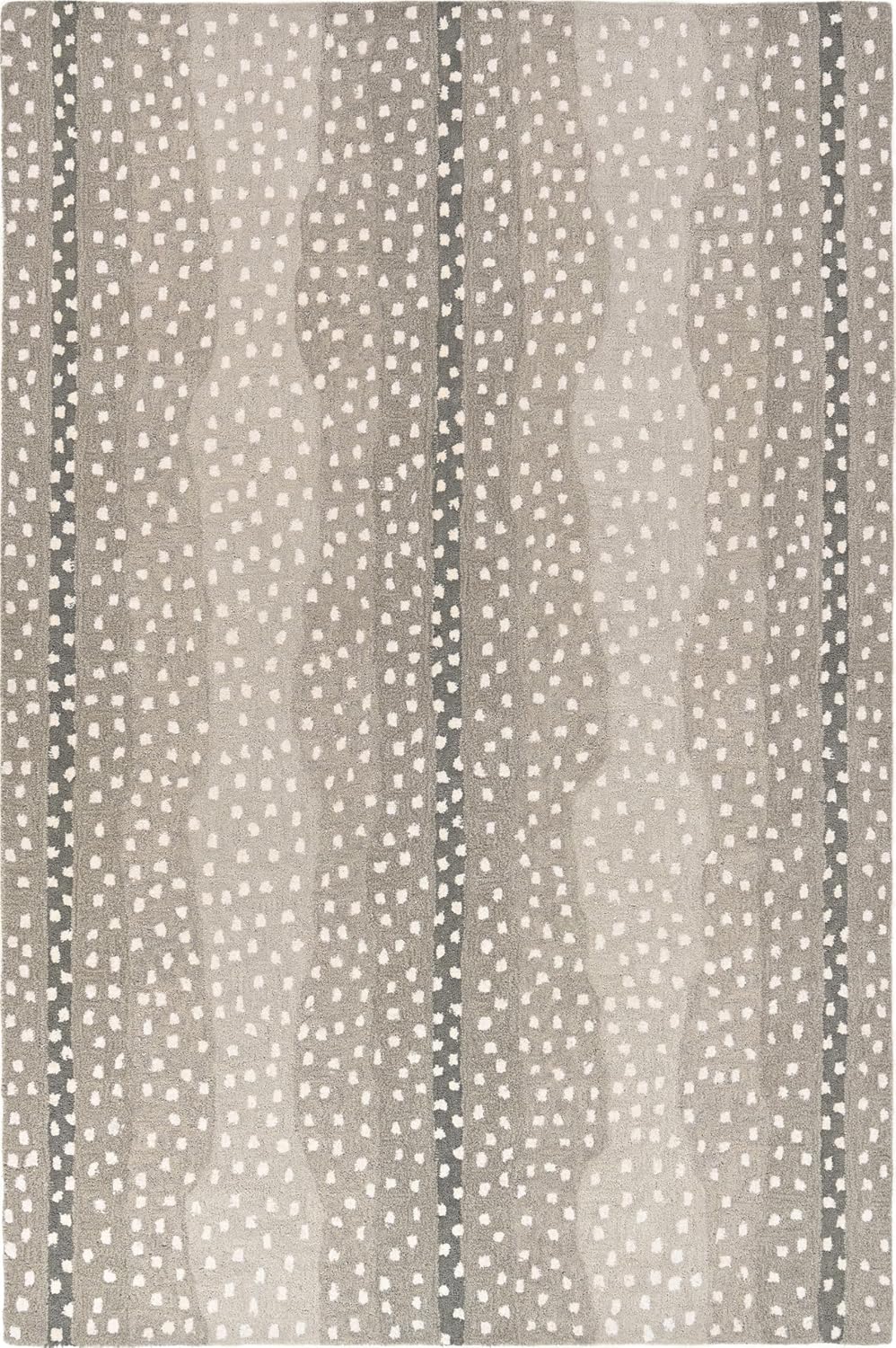 Antelope Cheetah Blue – Contemporary Handmade 100% Wool Area Rug