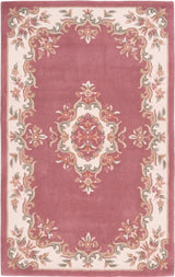 Handmade Traditional Wool Rug | Floral Medallion Border Design