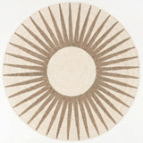 Round Jute Rug – Handwoven Natural Fiber Accent Rug
