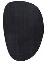 Modern Oval Shape Wool Rug - Irregular Shaped