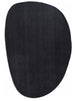 Modern Oval Shape Wool Rug - Irregular Shaped