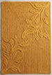 Handwoven Jute Rug with Textured Floral Border Design, Natural Fiber Rug