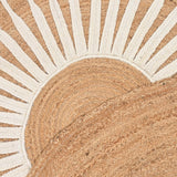 Round Jute Rug – Handwoven Natural Fiber Accent Rug
