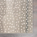 Antelope Cheetah Blue – Contemporary Handmade 100% Wool Area Rug
