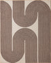 Gold, Ink & Olive Modern Hand-Tufted Wool Area Rug