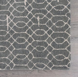 Modern Hand-Tufted Geometric Patterned Wool Area Rug for Living Room, Bedroom, and Home Décor – Soft and Plush Carpet for Cozy and Stylish Interiors