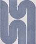 Gold, Ink & Olive Modern Hand-Tufted Wool Area Rug