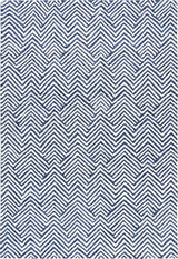 Modern Herringbone Chevron Collection Area Rug - Handmade Wool Carpet