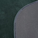 Modern Oval Shape Wool Rug - Irregular Shaped