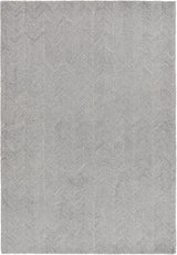 Modern Herringbone Chevron Collection Handmade Wool Rug