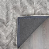 Modern Herringbone Chevron Collection Handmade Wool Rug