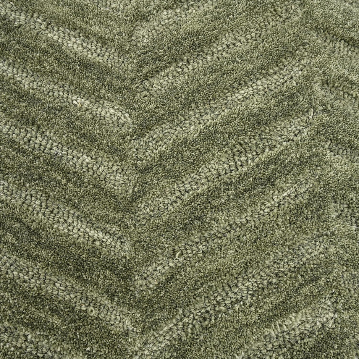 Modern Herringbone Chevron Collection Area Rug - Handmade Wool Carpet