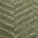 Modern Herringbone Chevron Collection Area Rug - Handmade Wool Carpet