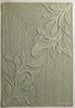 Handwoven Jute Rug with Textured Floral Border Design, Natural Fiber Rug