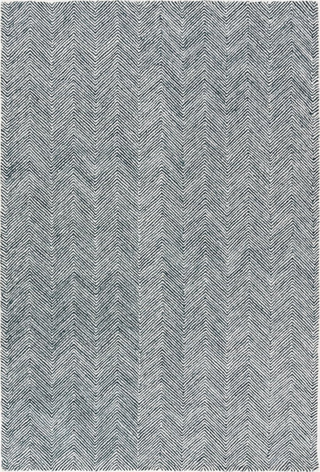 Modern Herringbone Chevron Collection Handmade Wool Rug