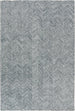 Modern Herringbone Chevron Collection Handmade Wool Rug