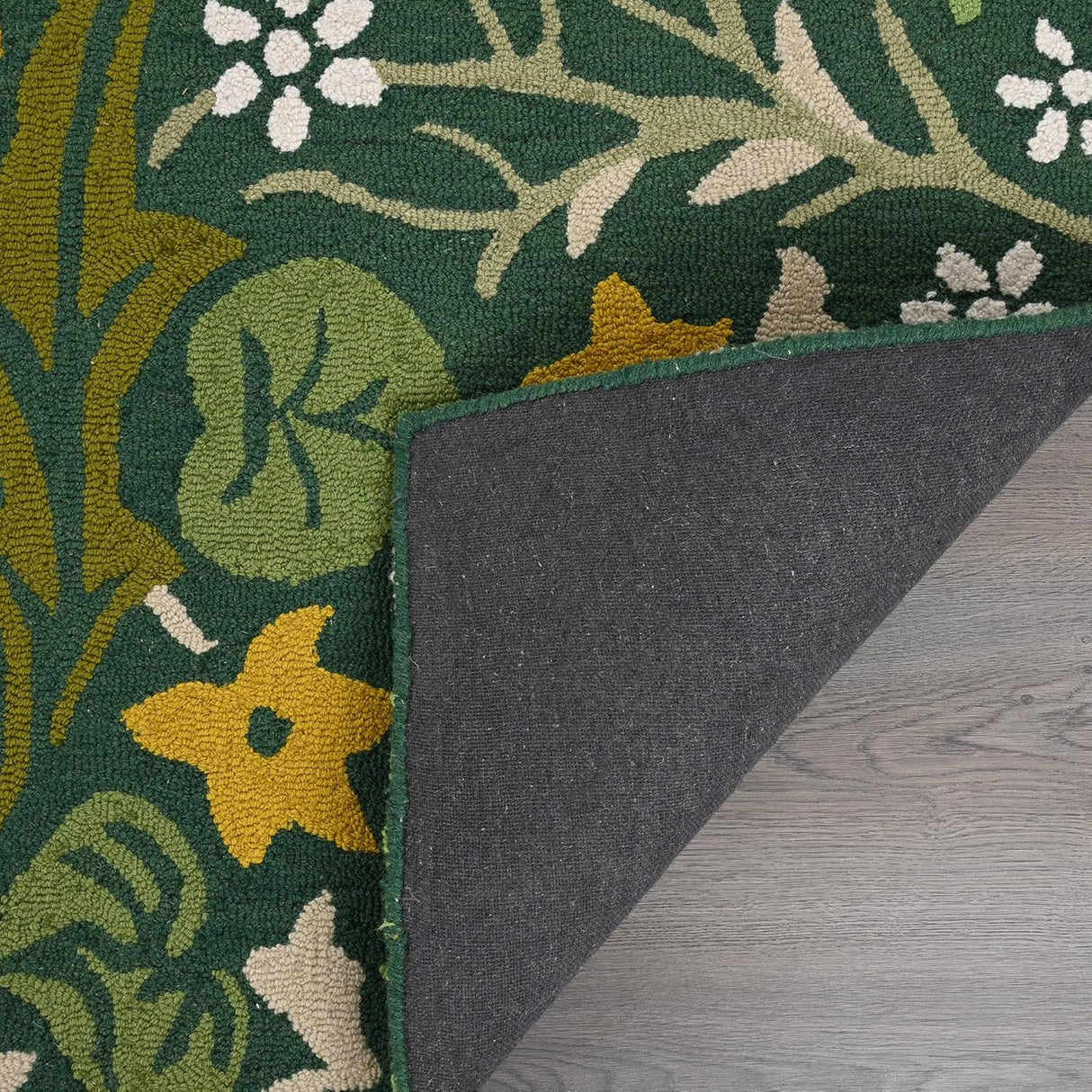 Handmade Floral Area Rug | Vibrant Flower Design