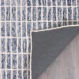 Hand-Tufted 100% Wool Rug – Unique Modern Geometric Grid Pattern