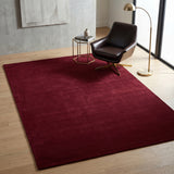 Solid Hand Tufted Wool Area Rug, Soft Plush Carpet