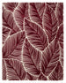 Hand Tufted Wool Area Rug, Tropical Palm Leaf Botanical Design