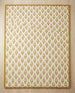 Hand Tufted Wool Area Rug Floral Dot Pattern