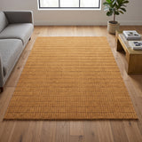 Hand-Tufted 100% Wool Rug – Unique Modern Geometric Grid Pattern