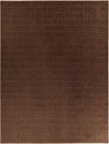 Hand-Tufted 100% Wool Rug – Unique Modern Geometric Grid Pattern