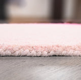 Handcrafted Scalloped Wool Rug - 100% Wool Plush Carpet