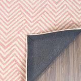 Modern Herringbone Chevron Collection Area Rug - Handmade Wool Carpet