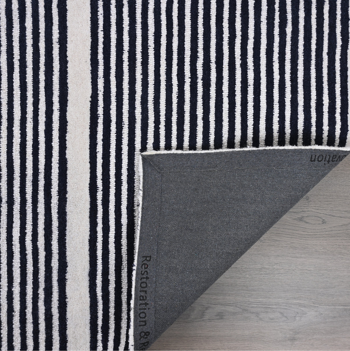 Gold, Ink & Olive Modern Hand-Tufted Wool Area Rug