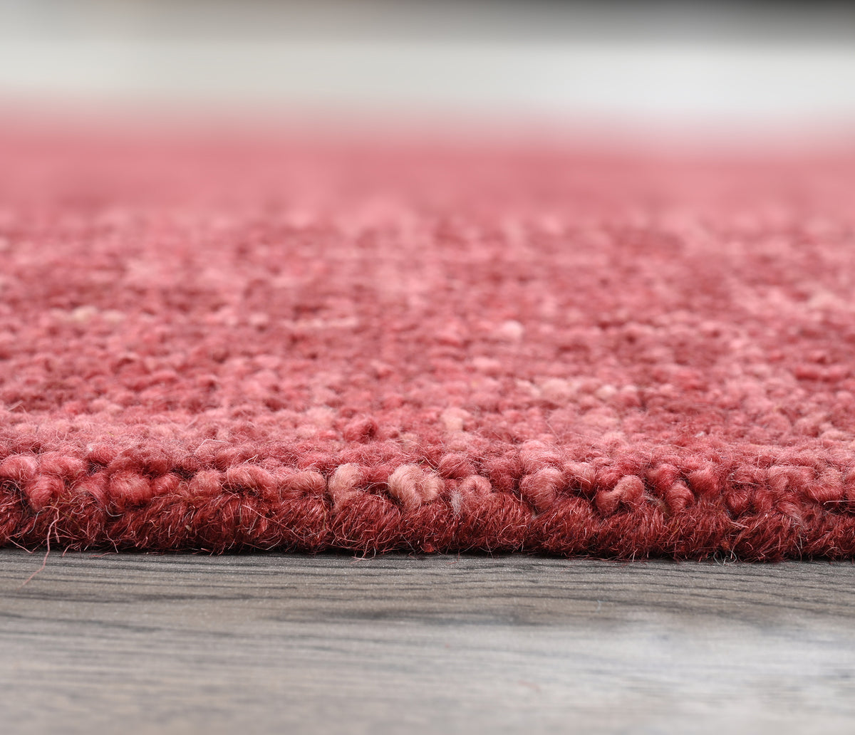 Loop Pile Wool Rug Handmade Loop Pile Wool Rug - Contemporary Textured Design