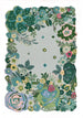 Handmade Floral Irregular Wool Area Rug