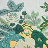 Handmade Floral Irregular Wool Area Rug